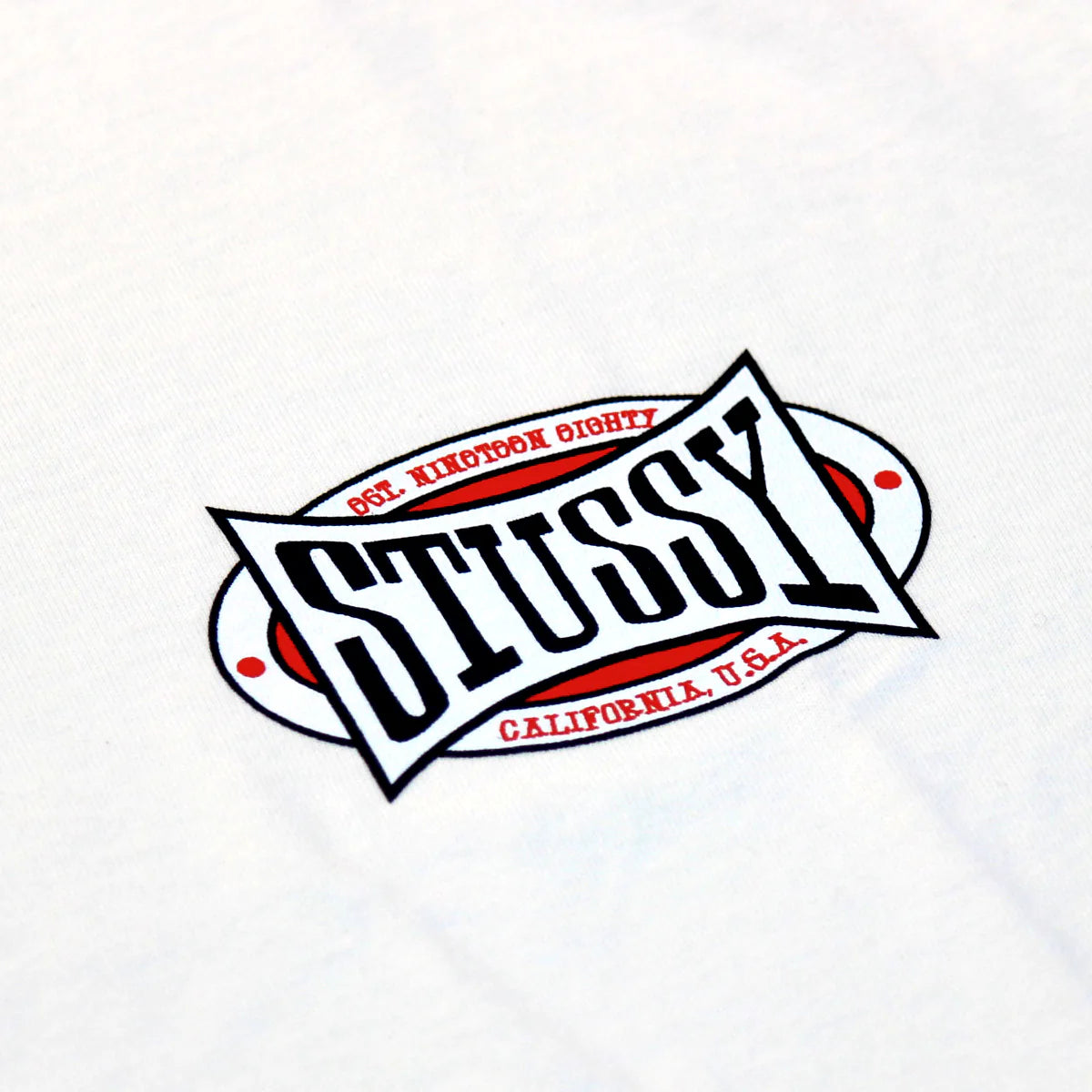 Stussy Champion Oval Pigment Dyed Tee Natural