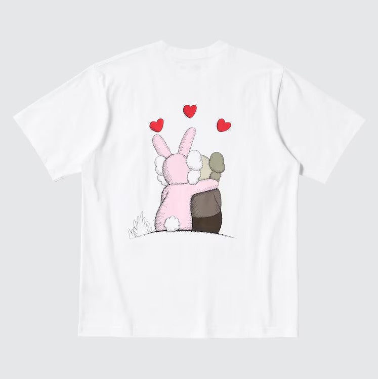 Uniqlo Kaws Warhol Pink bunny (Uniqlo KAWS + Warhol UT Graphic T-Shirt Bunny)