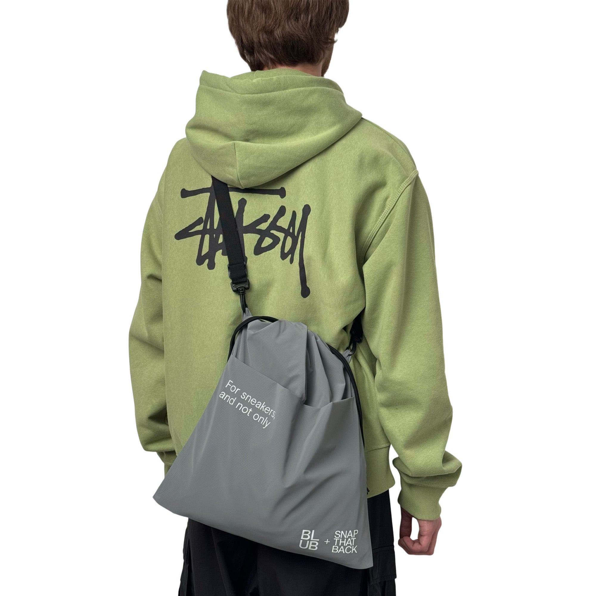 The Blub x Snapthatback Bag For Shoes Grey