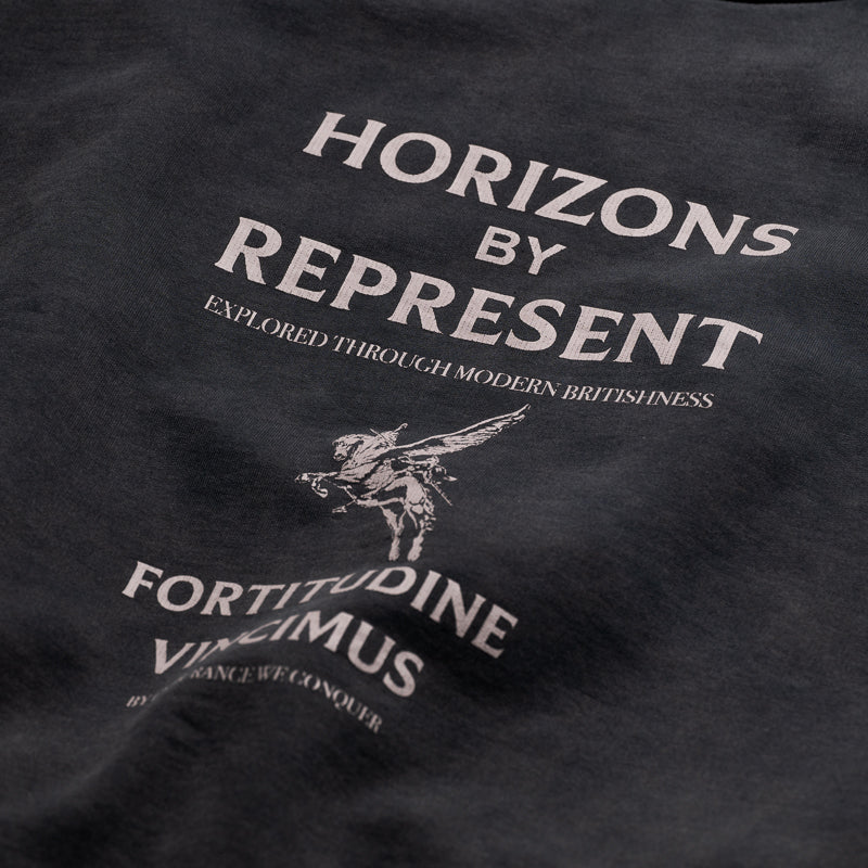 Represent Horizons Sweater Aged Black