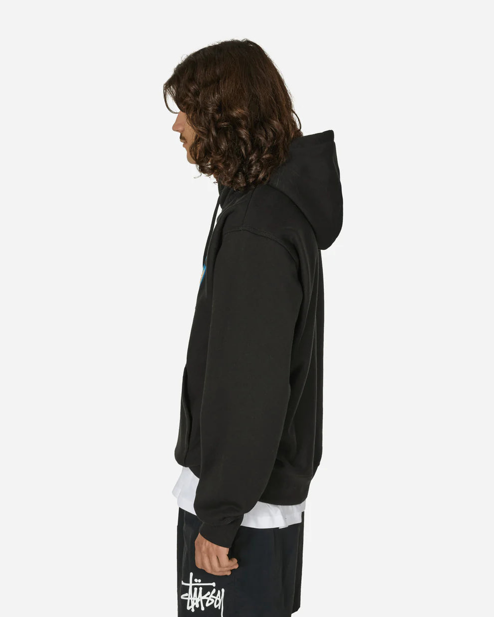 Stussy Thermal Stock Hoodie Black