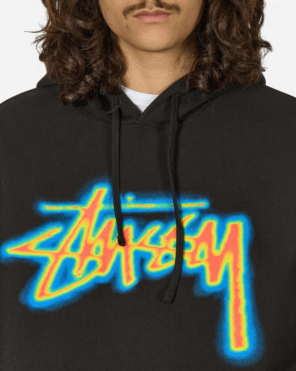 Stussy Thermal Stock Hoodie Black