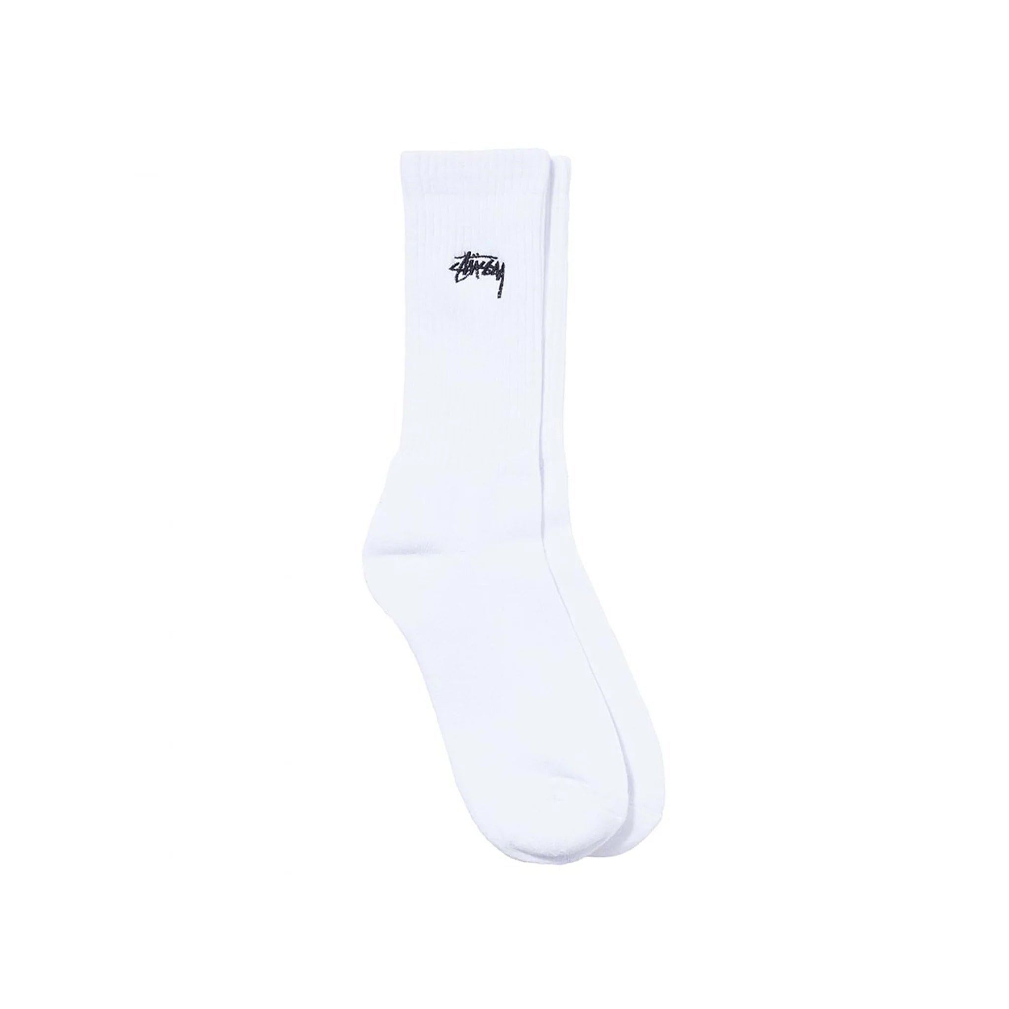 Stussy Stock Crew Socks 3-Pack White