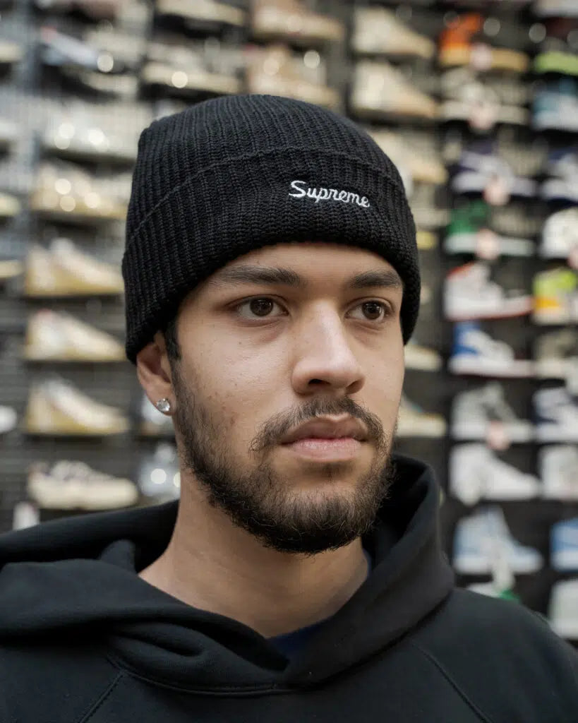 Supreme Loose Gauge Beanie Black