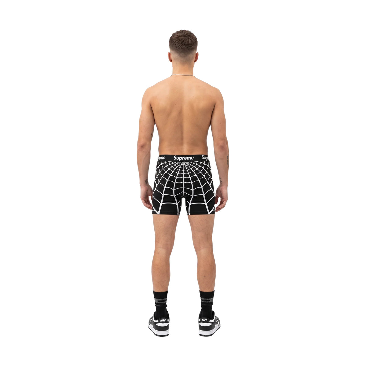 Supreme Hanes Spider-Man Boxer Briefs (2 Pack) Black