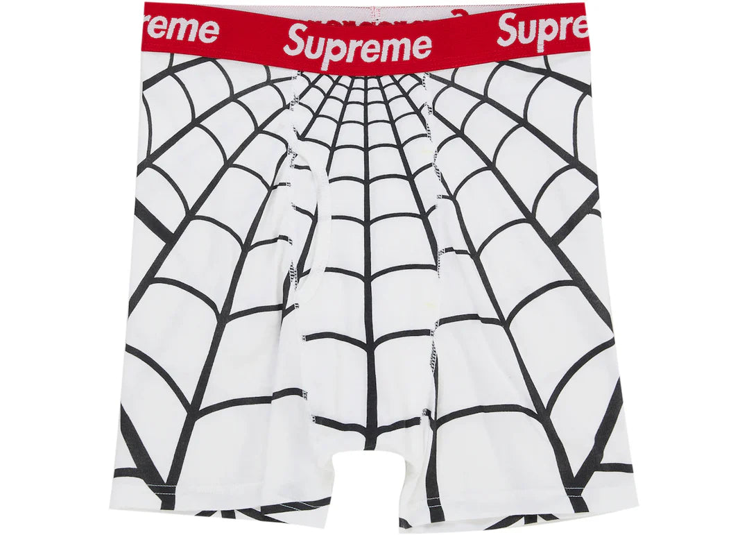 Supreme/Hanes Spider-Man Boxer Briefs (2 Pack) 'White'
