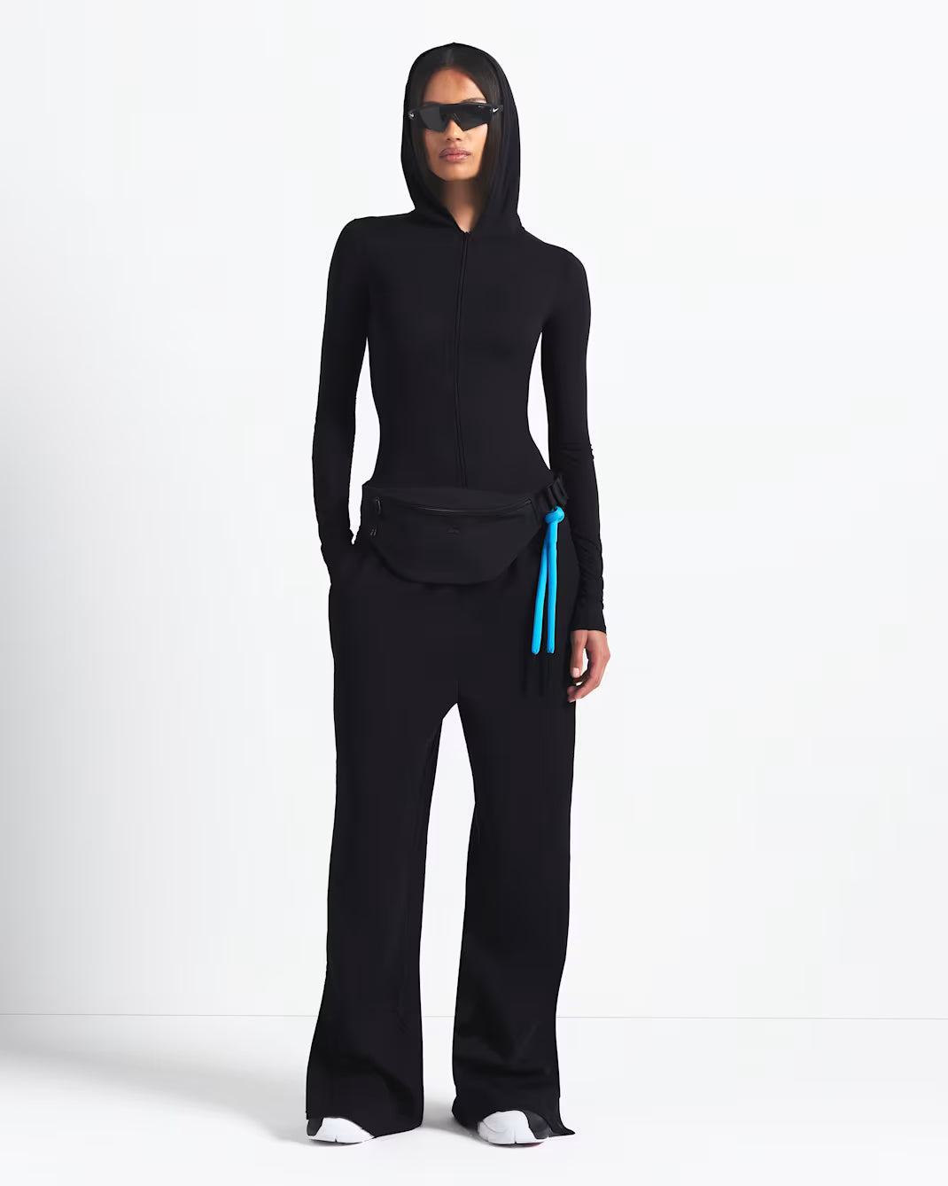 Nike x SKIMS Weightless Layers Women's Full-Zip Hoodie Obsidian