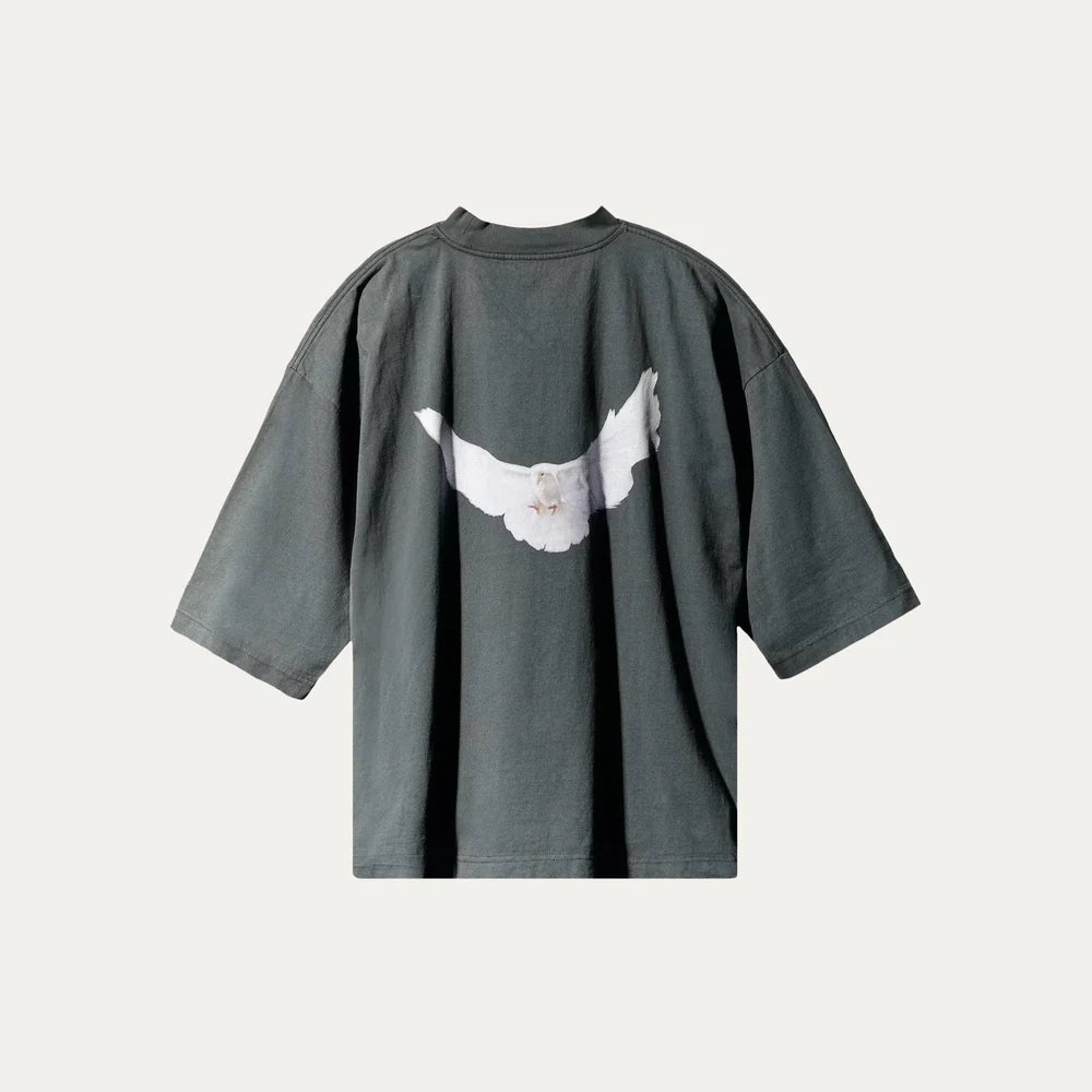 Yeezy Gap Engineered by Balenciaga Dove 3/4 Sleeve Tee - Dark Green