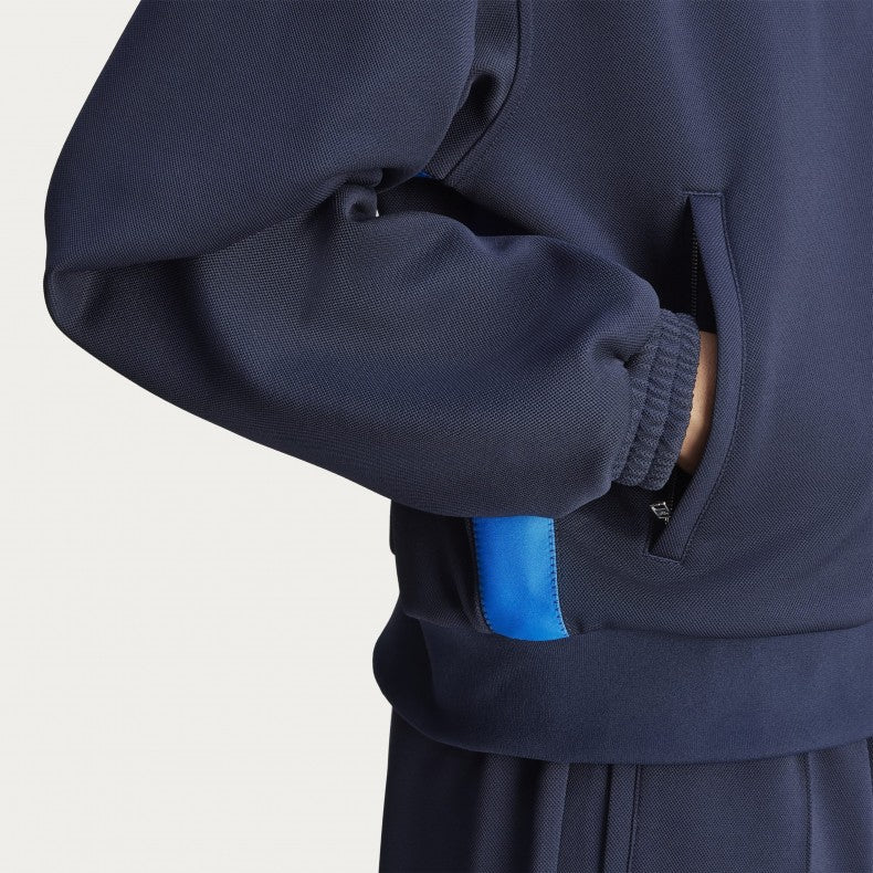 Wales Bonner x Adidas Pique Track Jacket Navy Blue