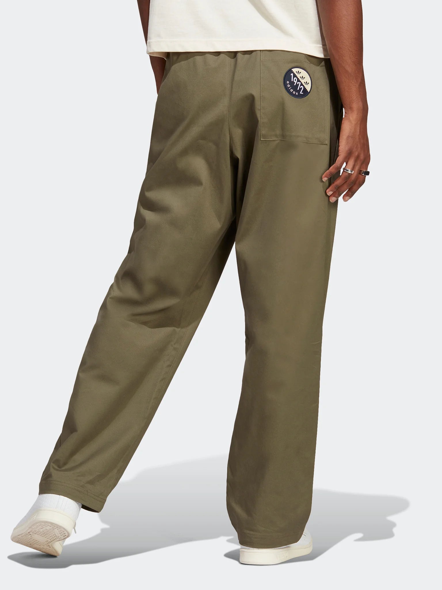 adidas Originals BPop Stretch Cotton Chino Pants Olive Strata