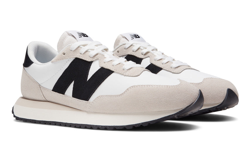 New Balance 237 Sea Salt Black White