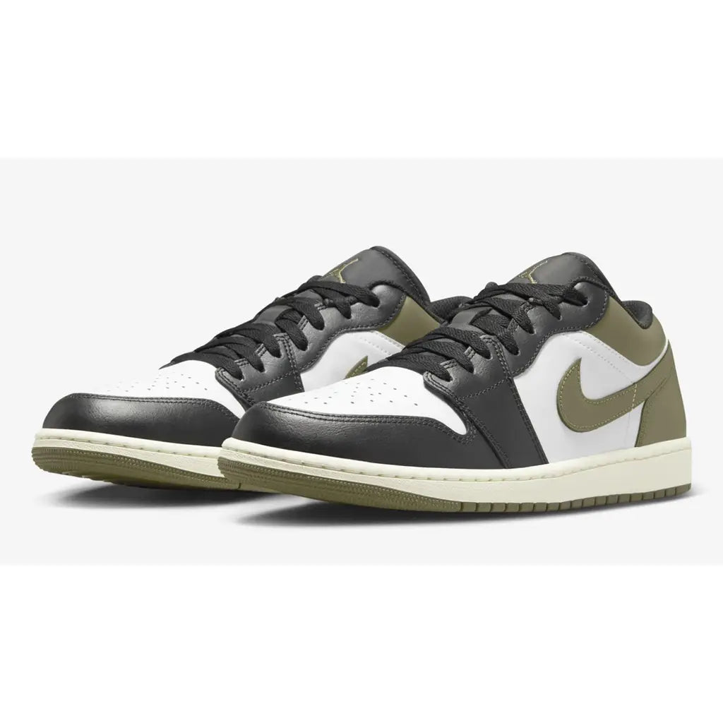 Air Jordan 1 Low 'Black Toe Medium Olive'