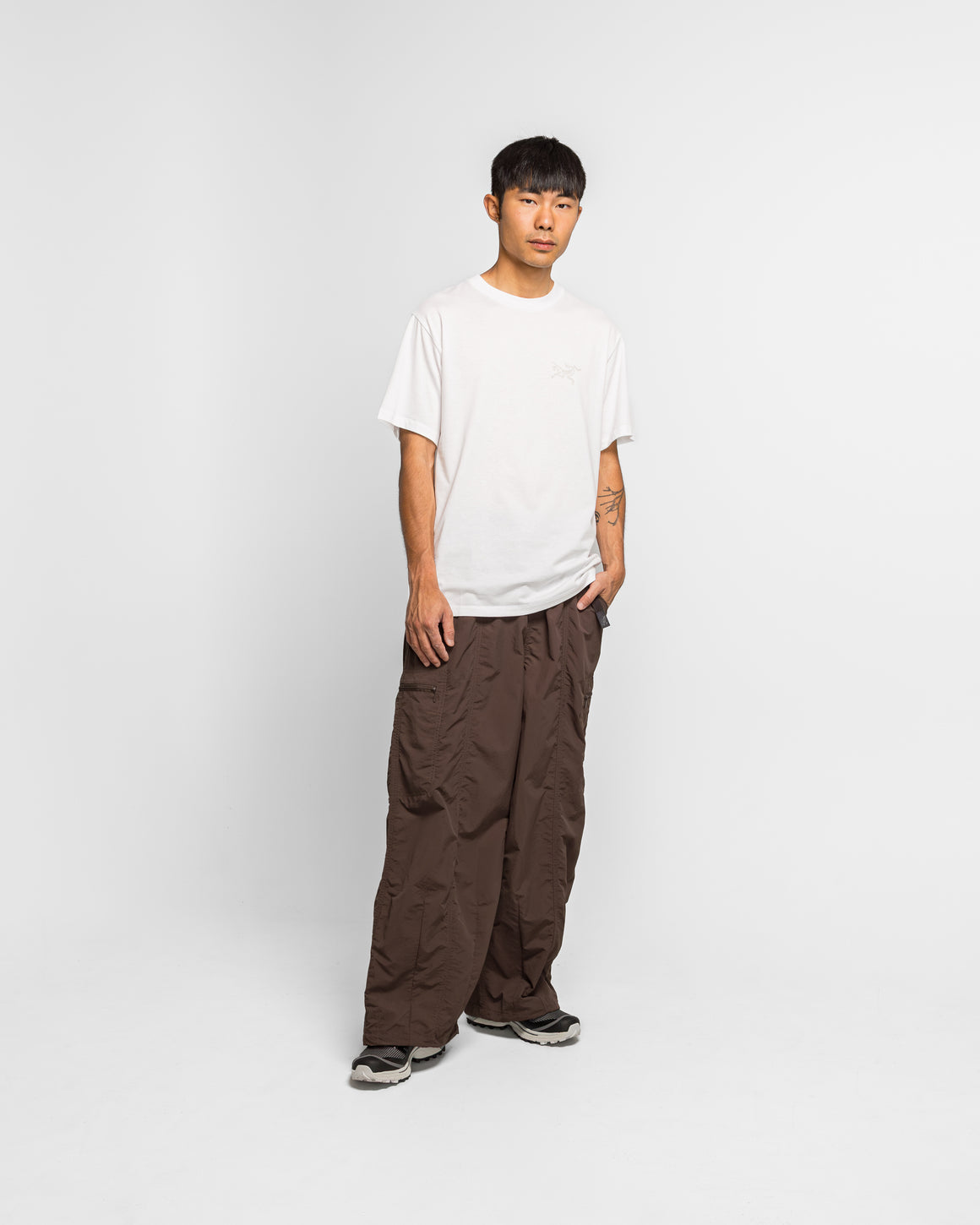 Arcteryx Kragg SL Cotton Short Sleeve White Light