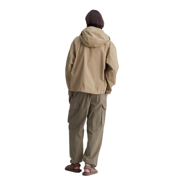 Uniqlo Wide Fit Parachute Cargo Pants Beige Uniqlo