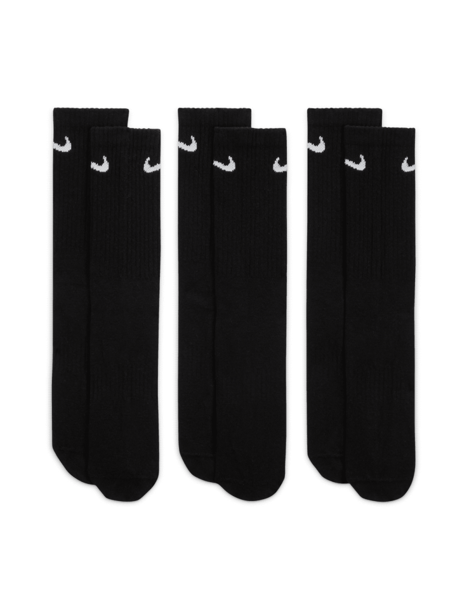 Nike Everyday Lightweight Crew 3 Pack Black