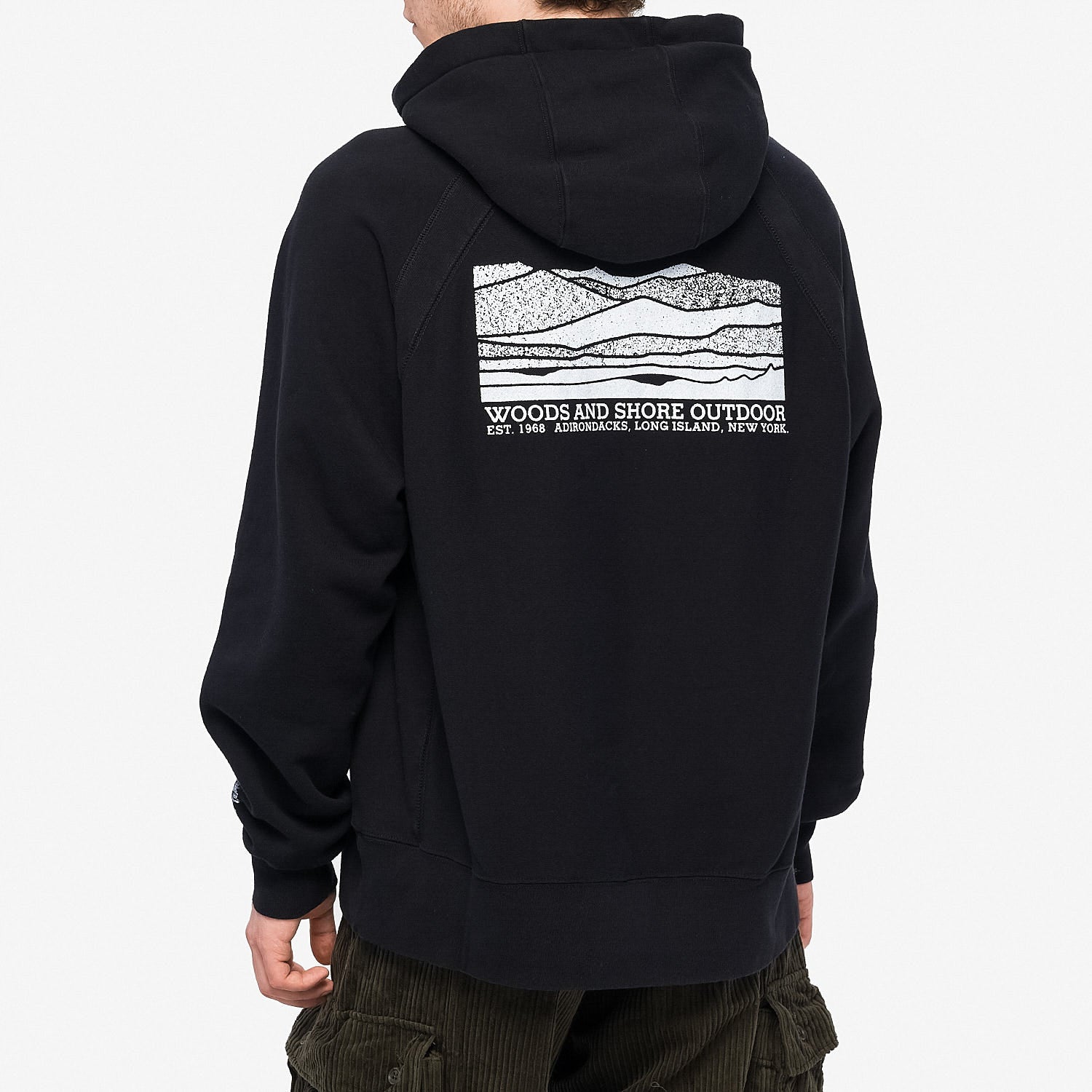 Engineered Garments Ride Raglan Hoodie Black