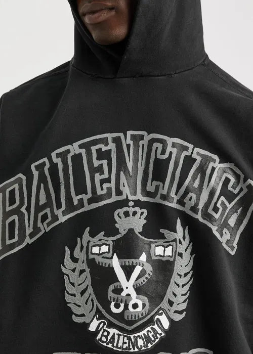 Balenciaga DIY College Logo Hoodie