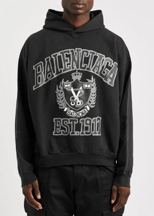 Balenciaga DIY College Logo Hoodie