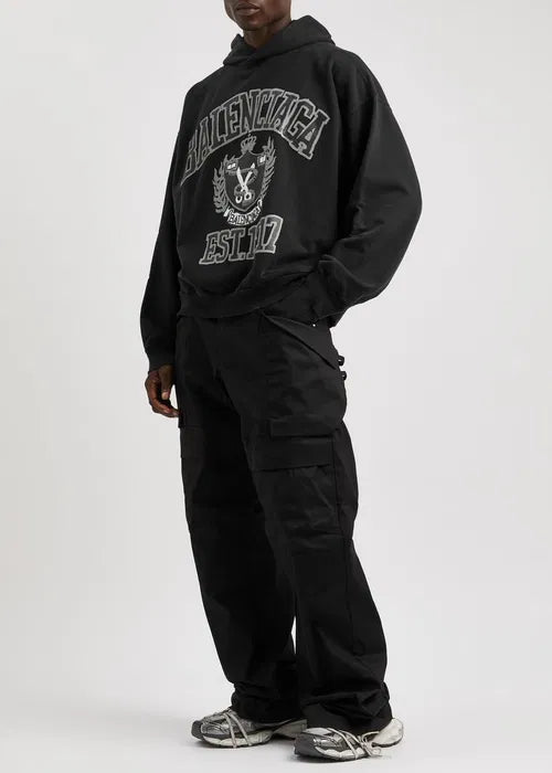Balenciaga DIY College Logo Hoodie
