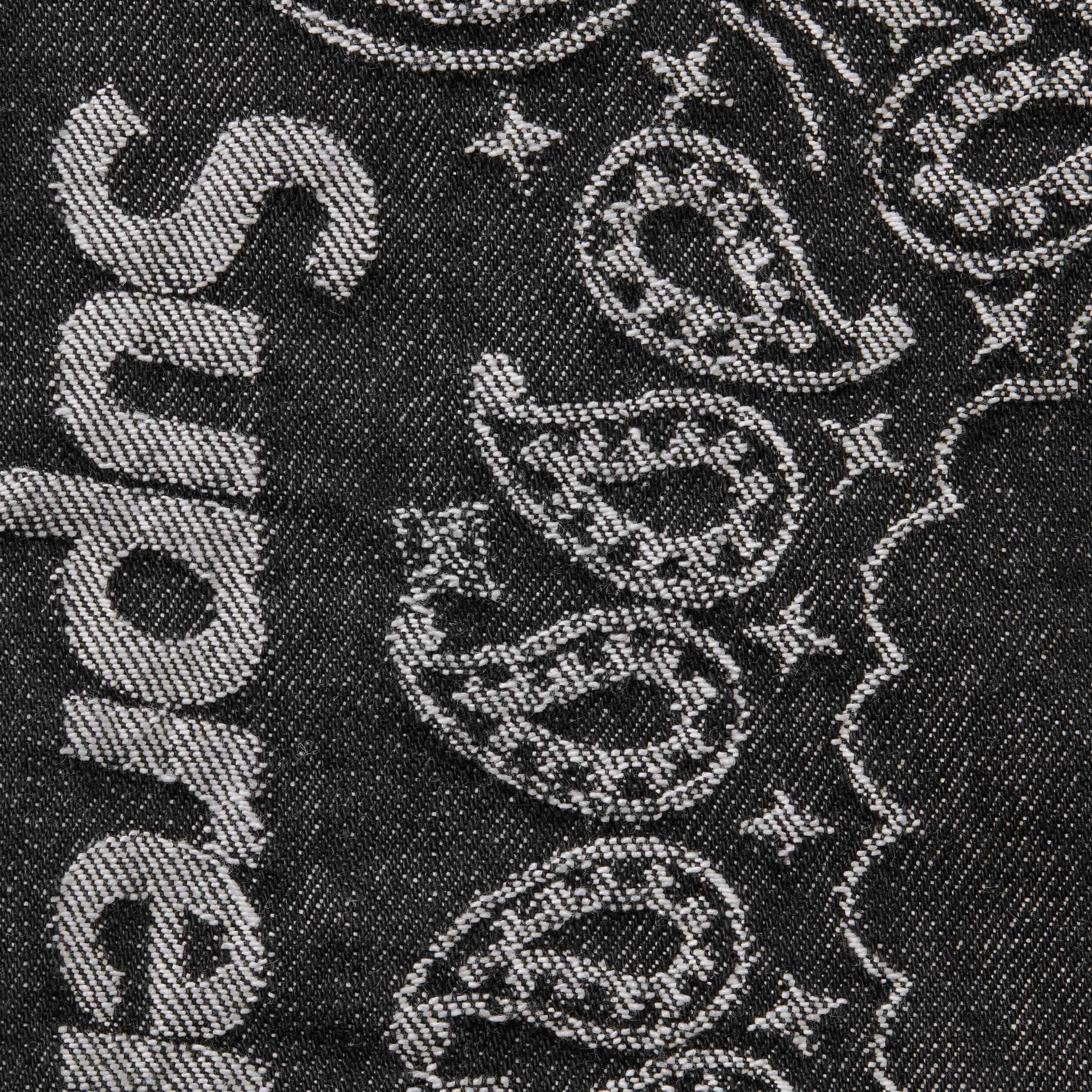 Supreme Bandana Jacquard Baggy Jean Black