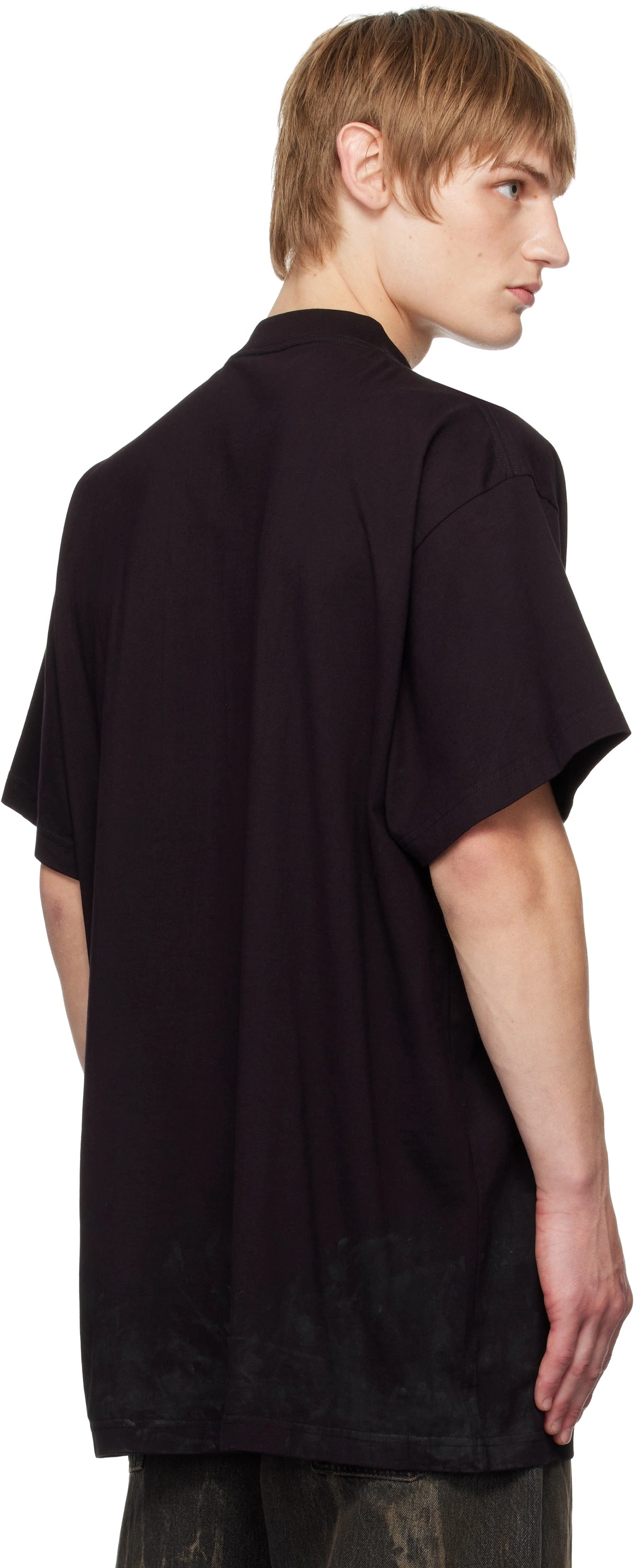 Balenciaga BB Metal Logo Tee Black