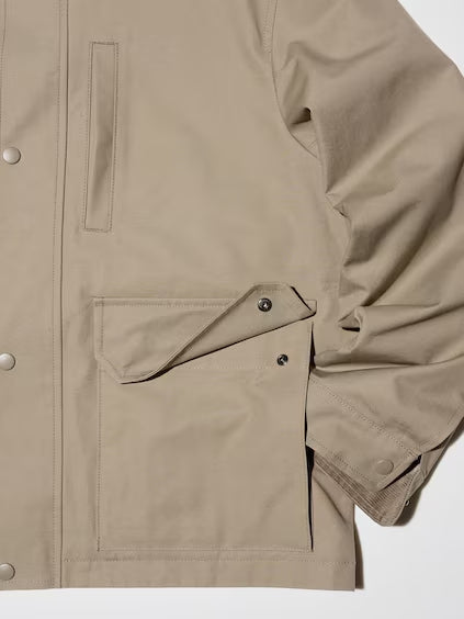 Uniqlo utility short blouson Jacket Brown