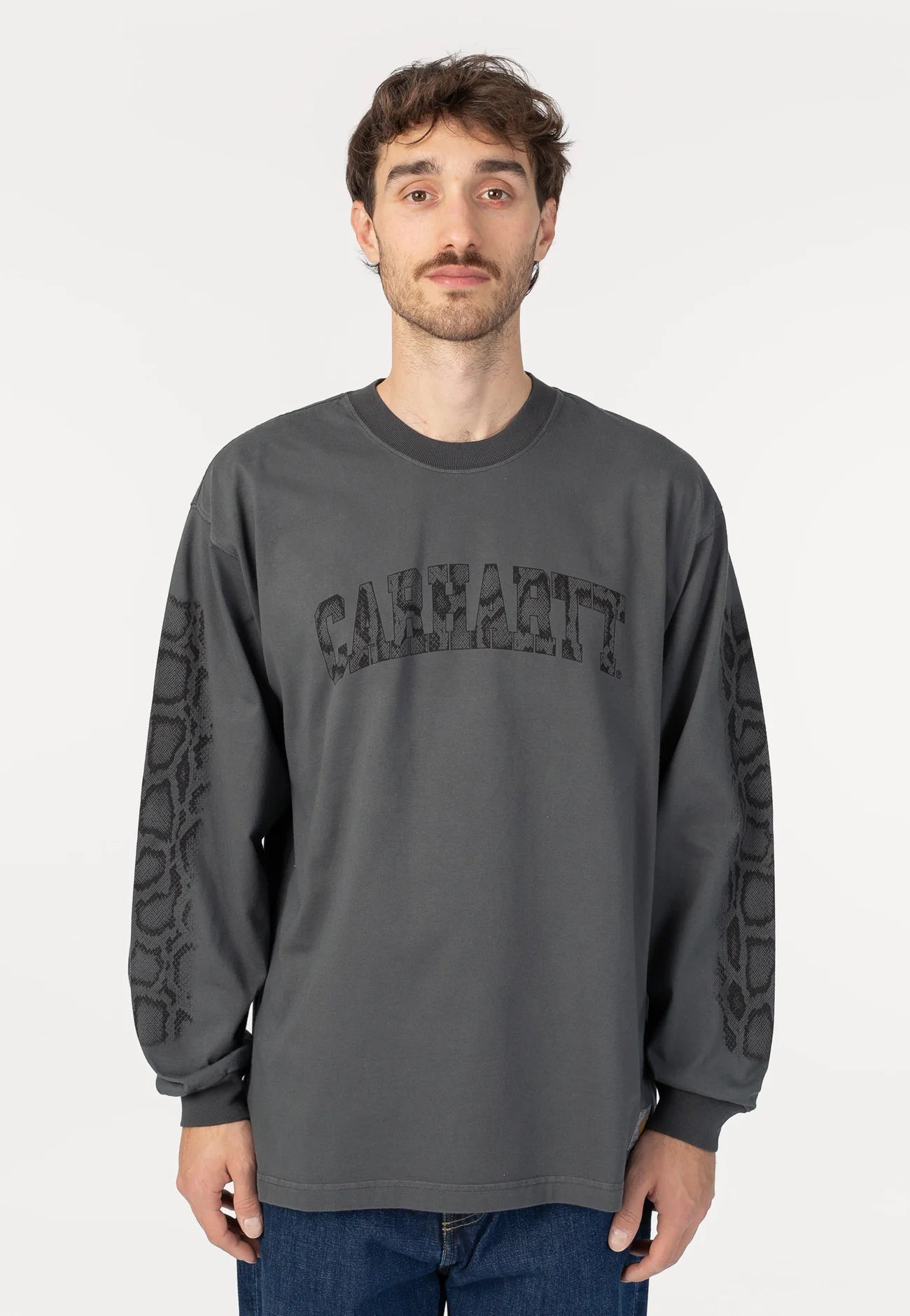 Carhartt L/S Camo Snake T-Shirt Black