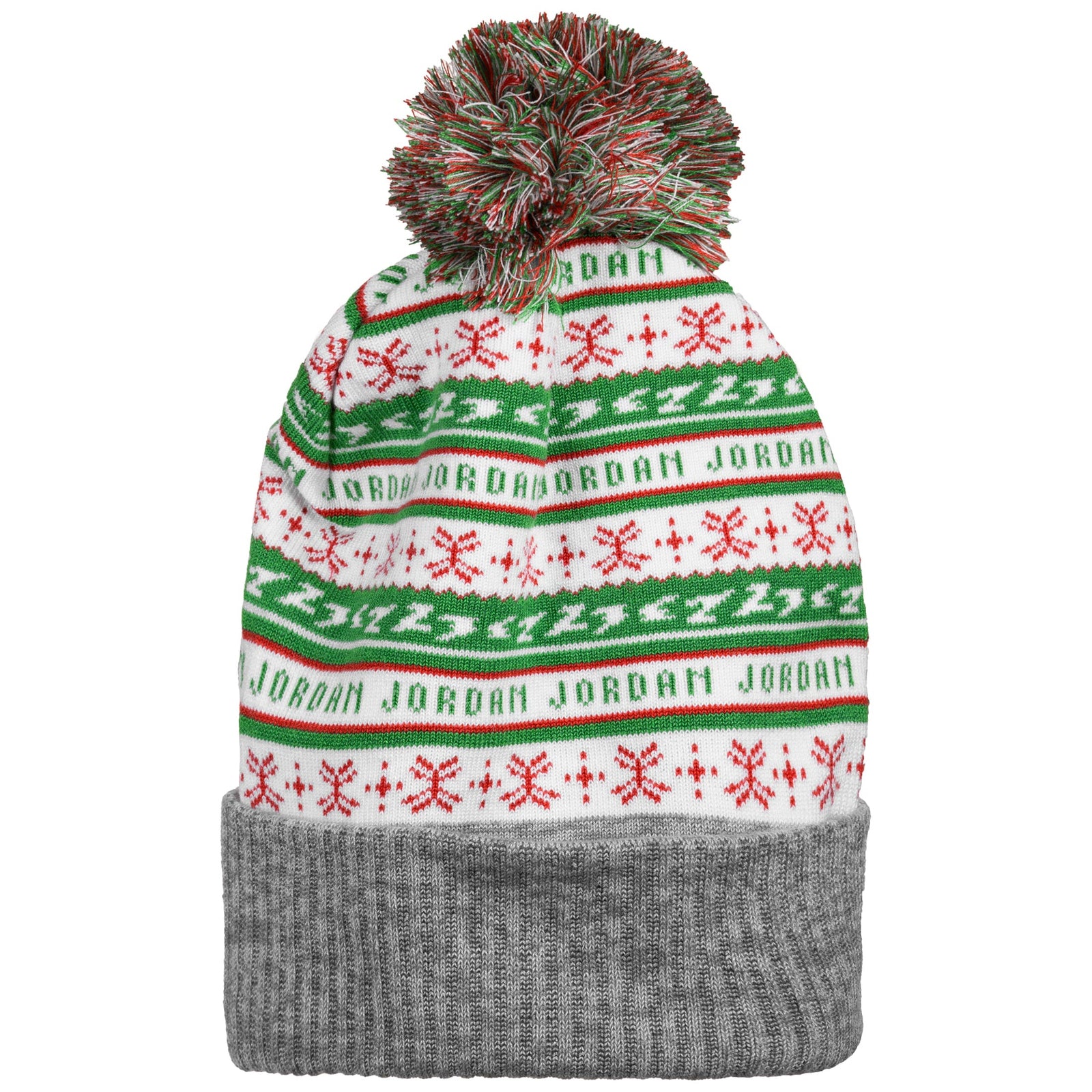 Air Jordan Cuffed Jumpman Holiday Beanie Grey