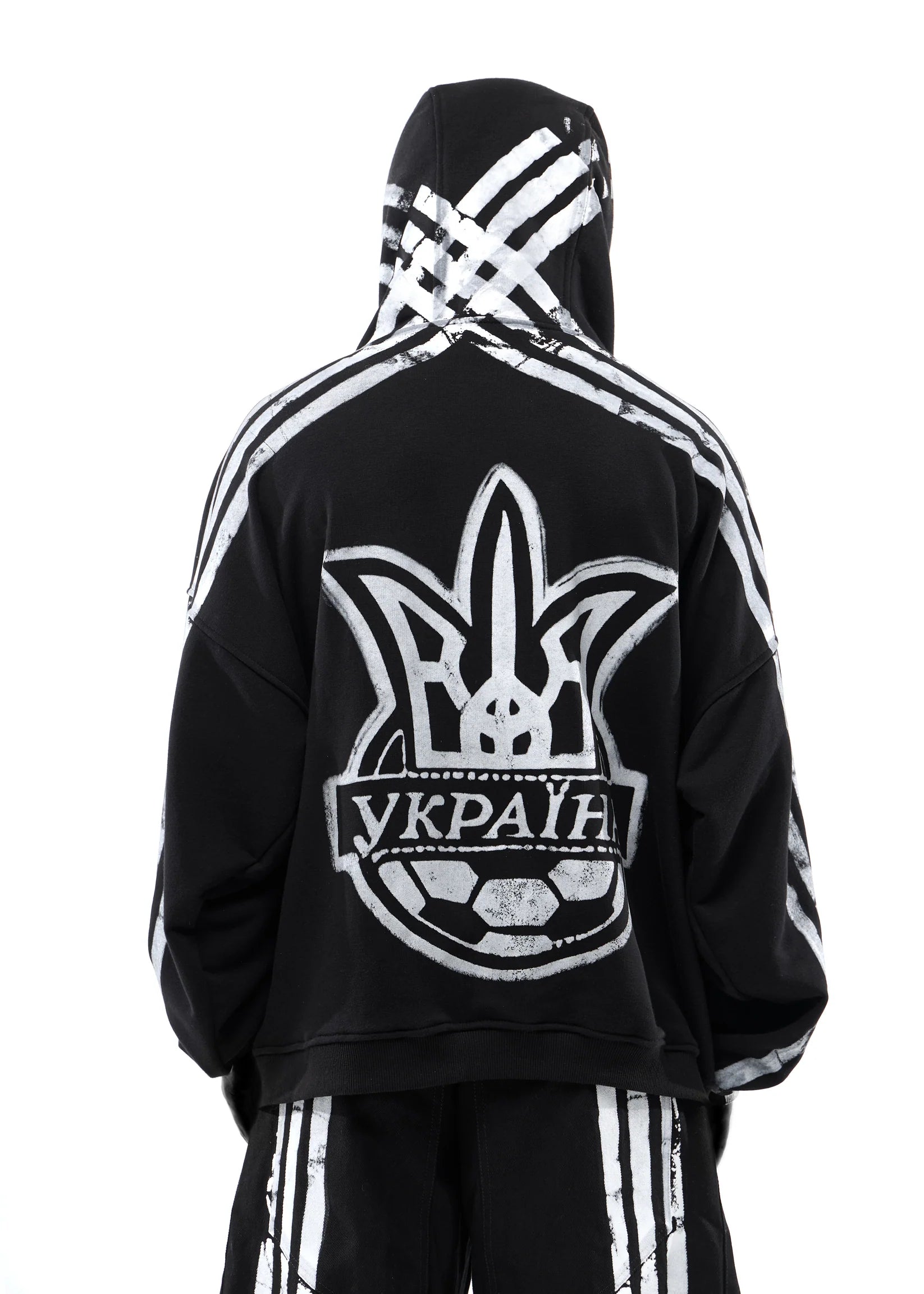 PLA4 STRIPES OVER HOODIE