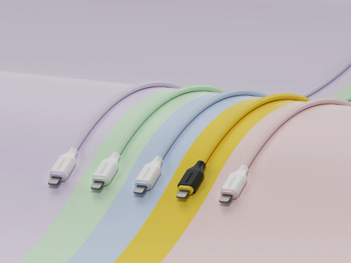 Shargeek USB-C to Lightning Highly-elastic Silicone cable