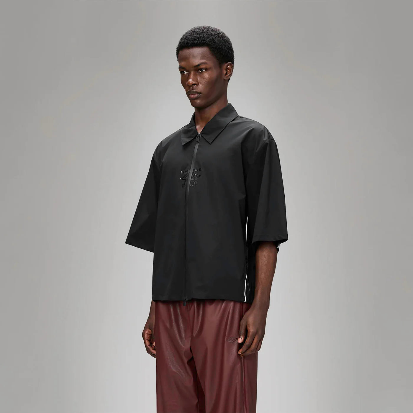 Rains x Umbro Drill Unisex Overshirt Black