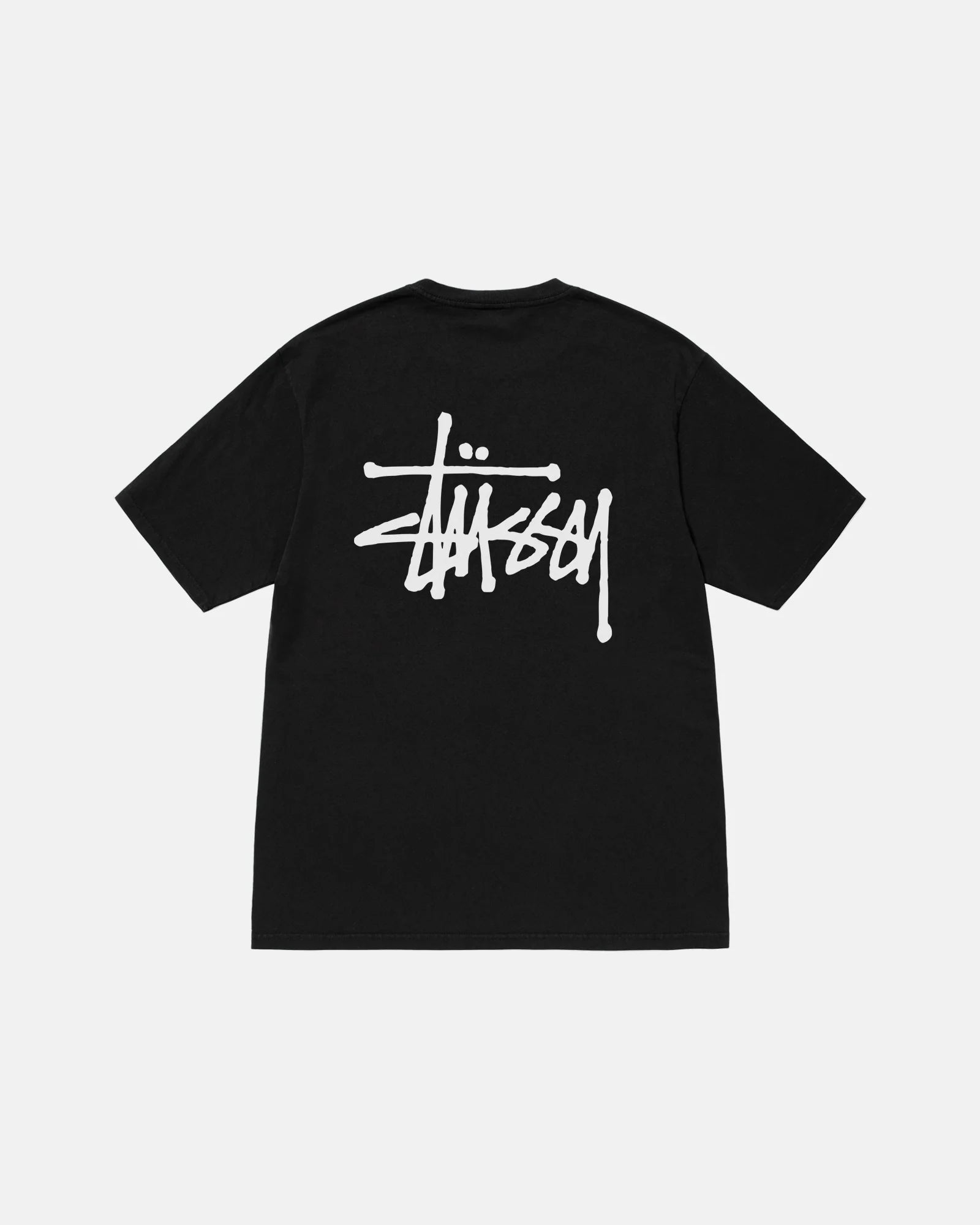 Stussy Basic Tee Pigment Dyed BLACK