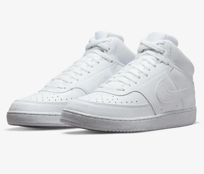 Nike Court Vision Mid Next Nature 'Triple White'