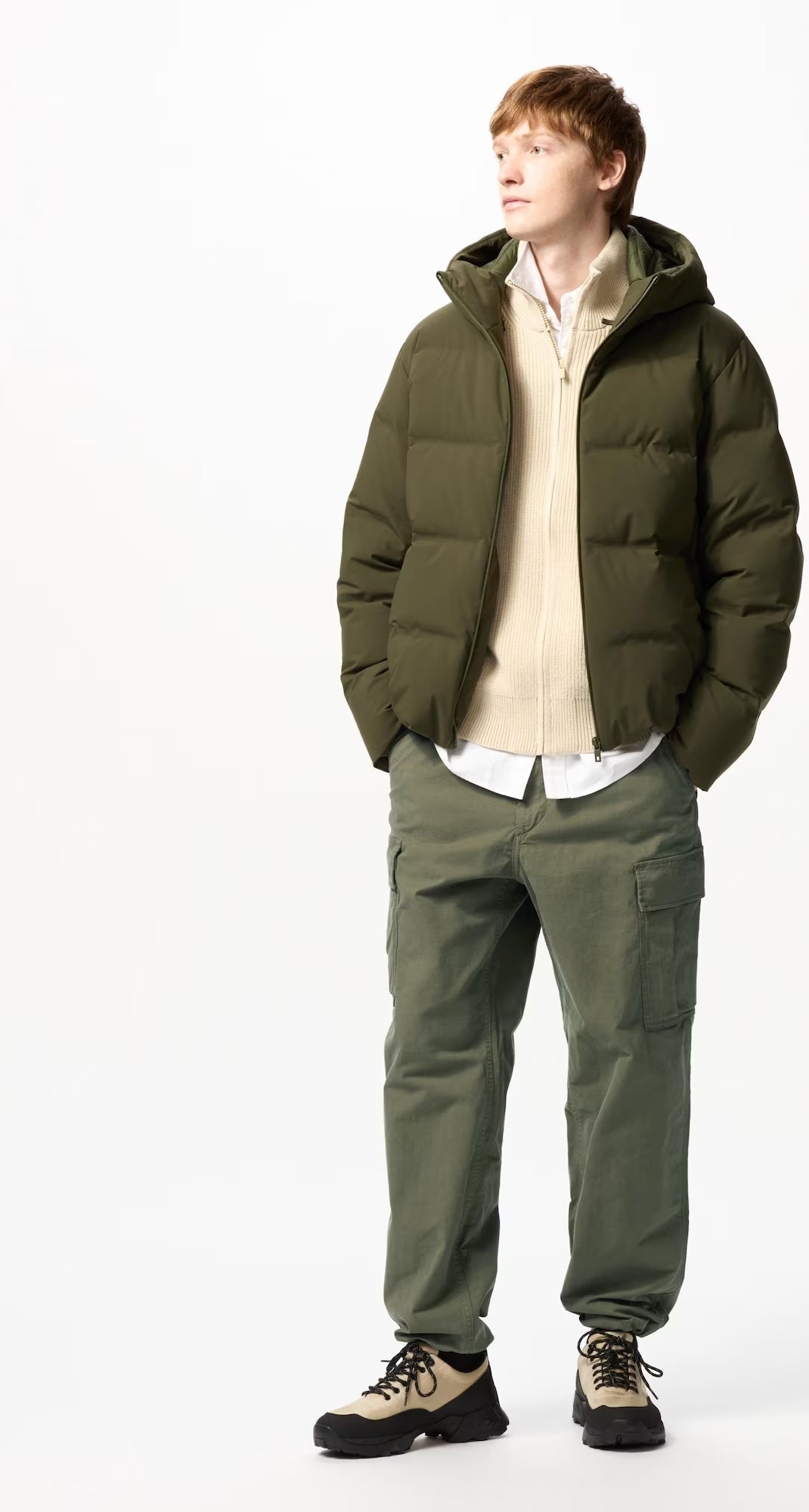 Uniqlo Utility Cargo Trousers Olive