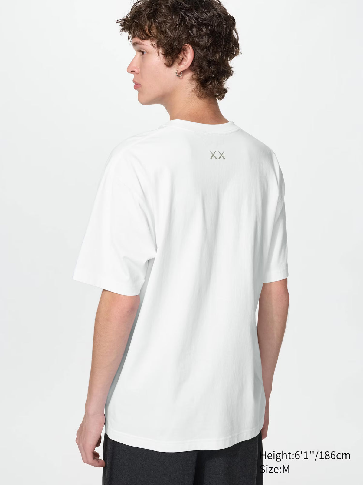 Kaws x Uniqlo White Planets Logo Front Tee