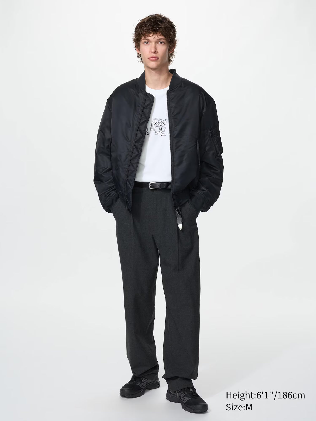 Kaws x Uniqlo White Planets Logo Front Tee