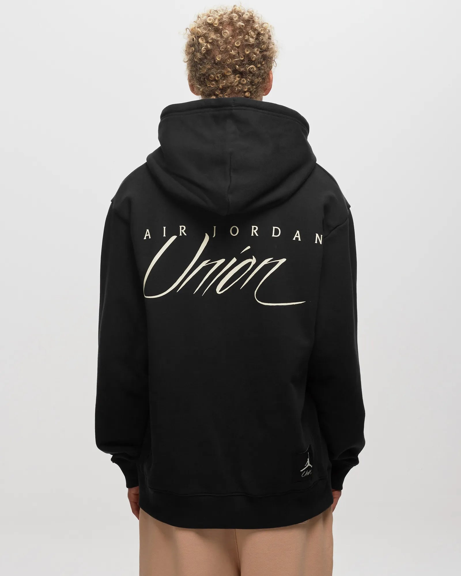 Air Jordan Fleece Hoodie X Union La Black