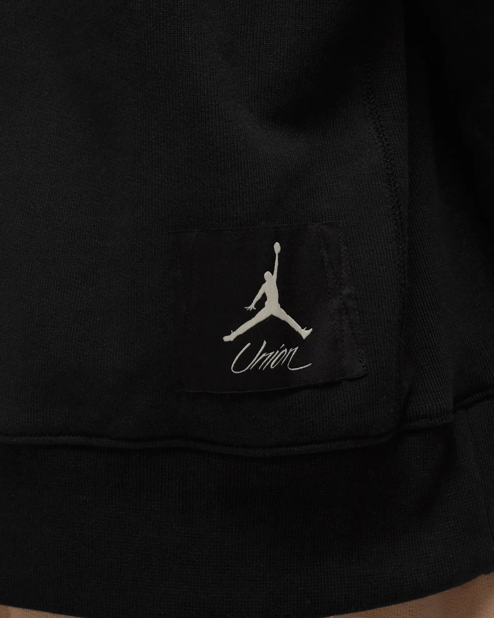 Air Jordan Fleece Hoodie X Union La Black