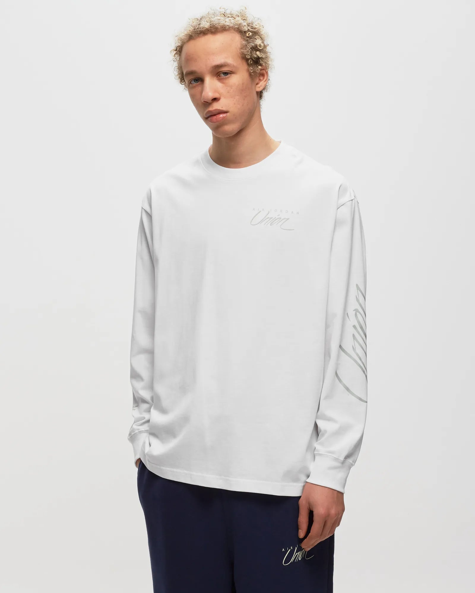 Jordan x Union MJ L/S Tee White/Grey Haze