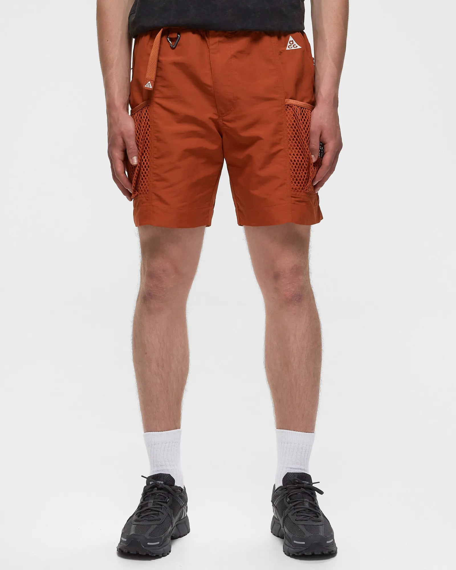 Nike Acg Snowgrass Cargo Shorts Orange