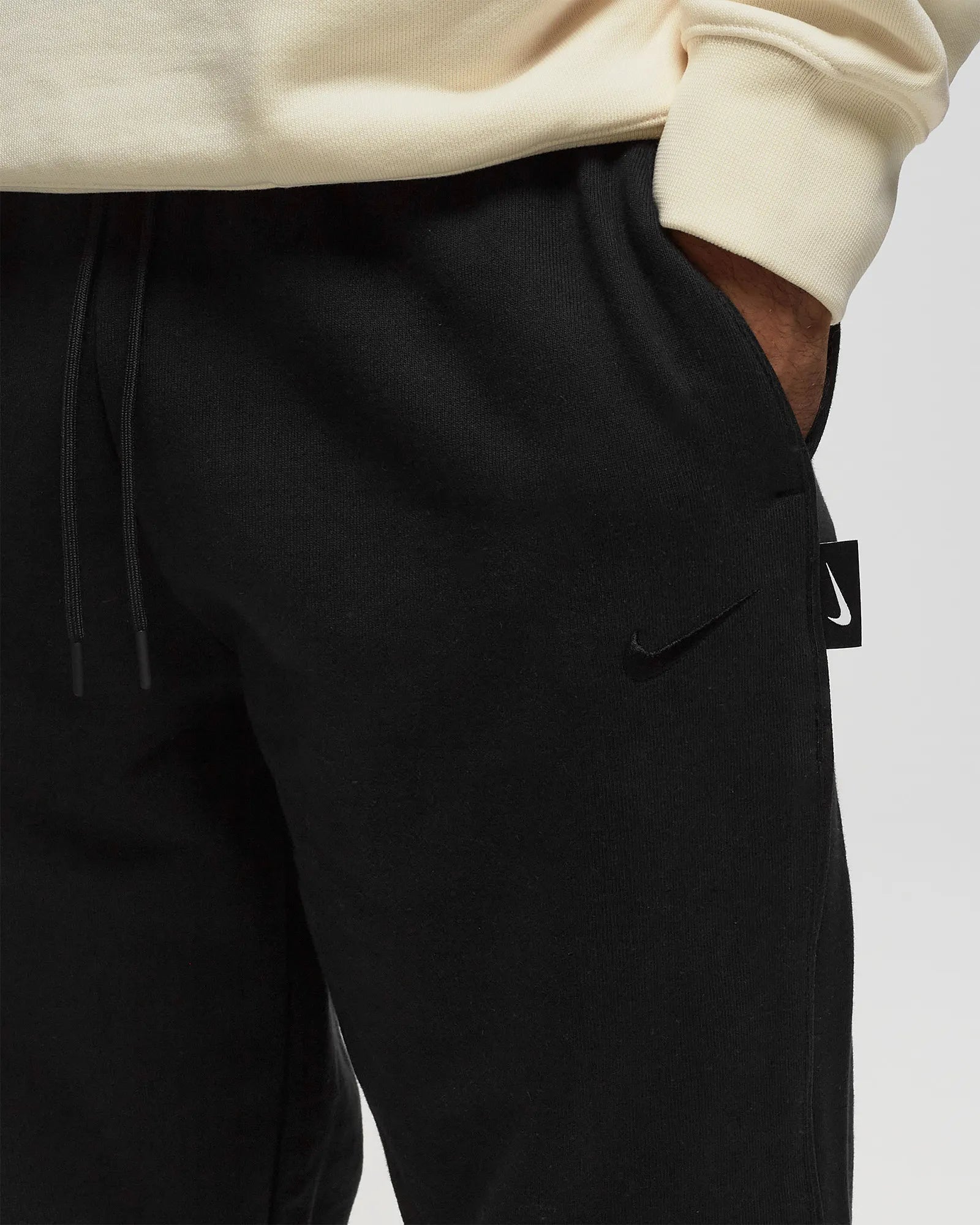 Nike Swoosh Fleece Pants Black