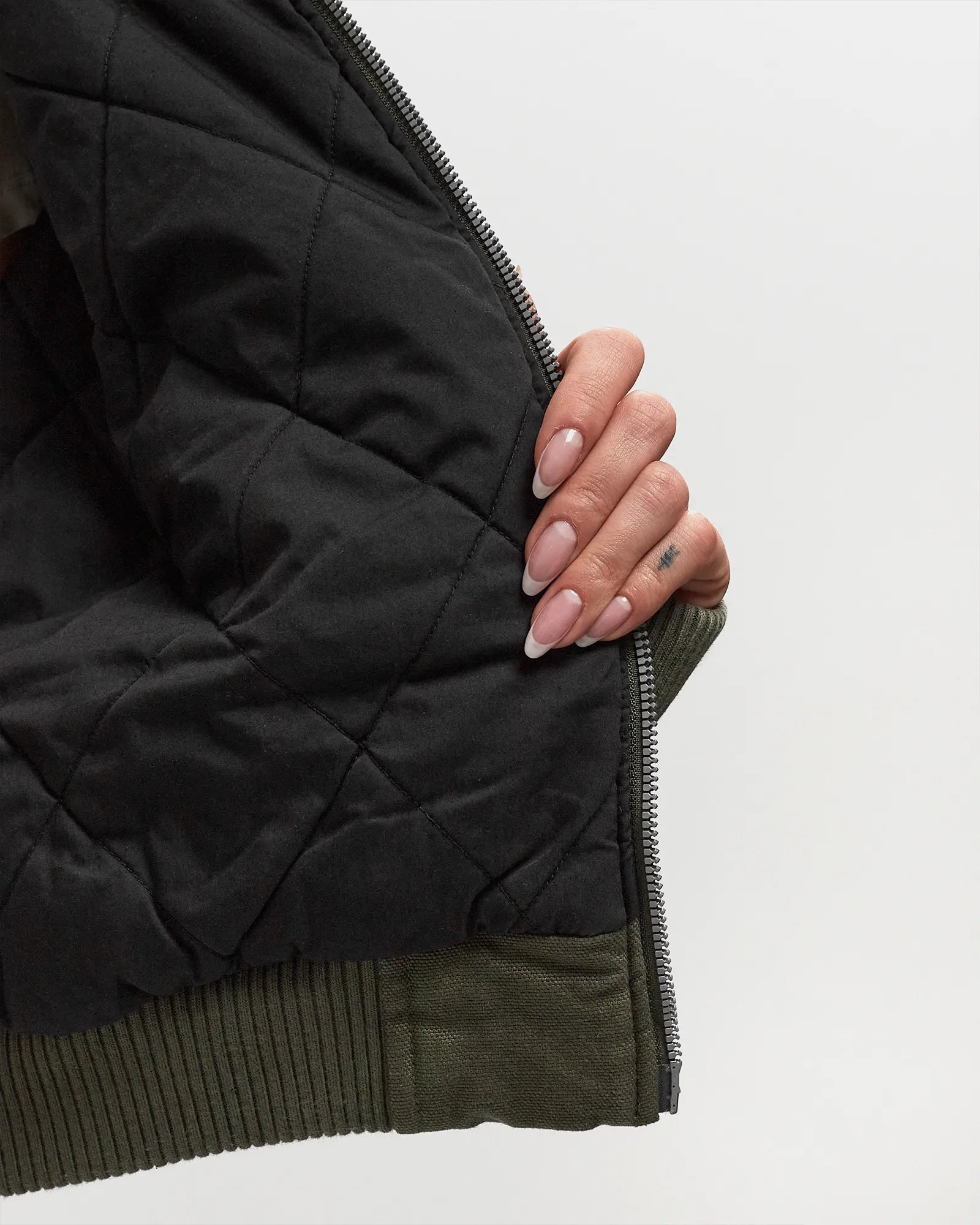 Travis Scott x Air Jordan Canvas Jacket Cargo Khaki Wmns