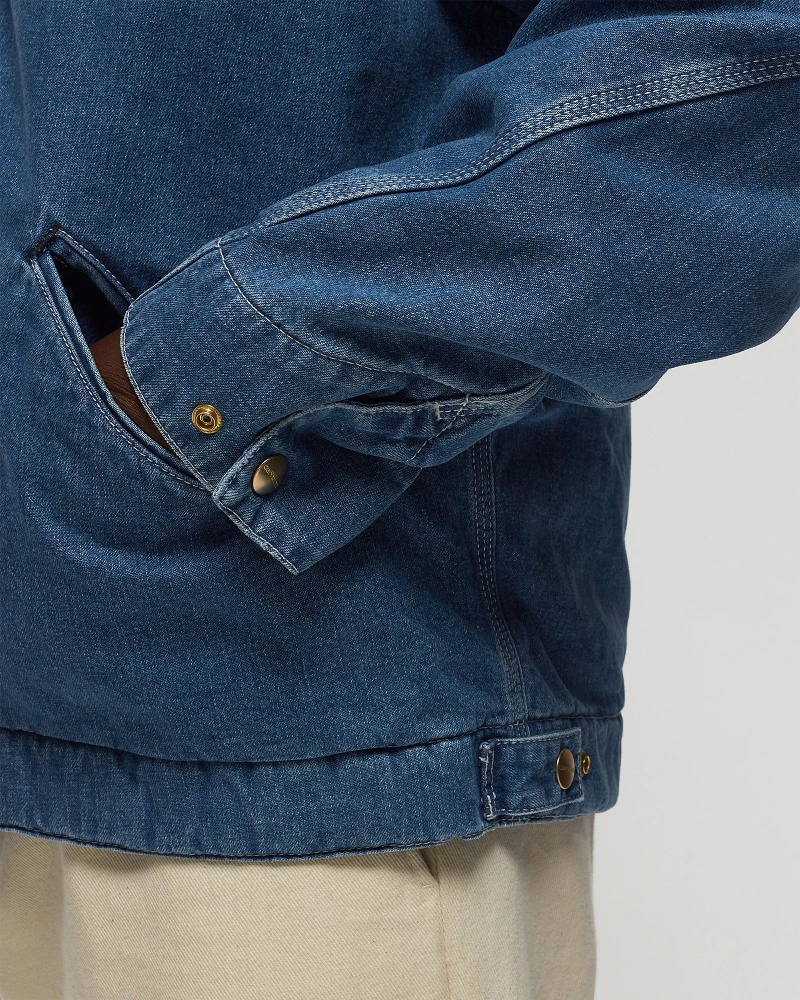 Carhartt WIP OG Detroit Jacket Norco Denim Blue Stone Washed