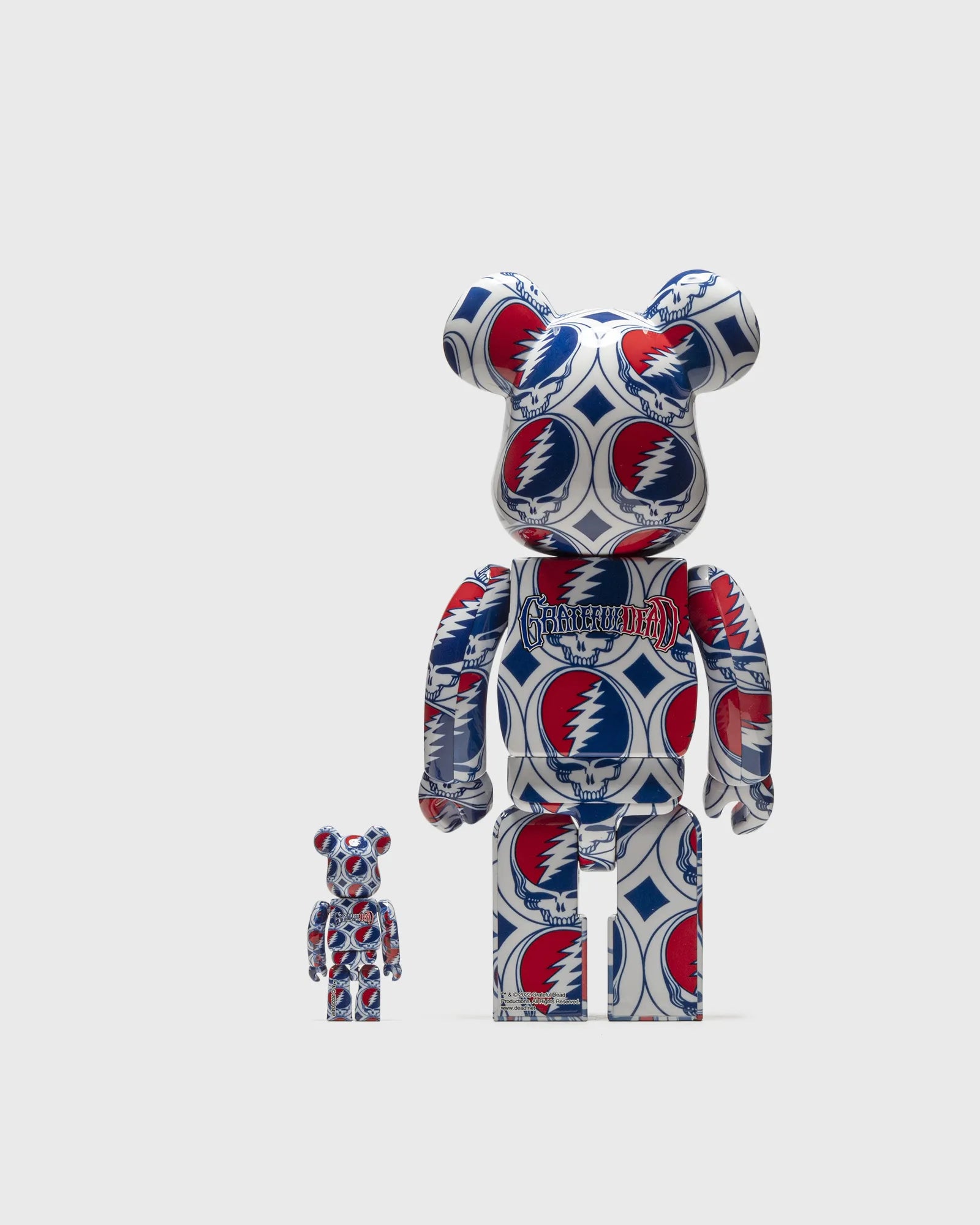 Bearbrick x Grateful Dead (Steal Your Face) 100% & 400% Set