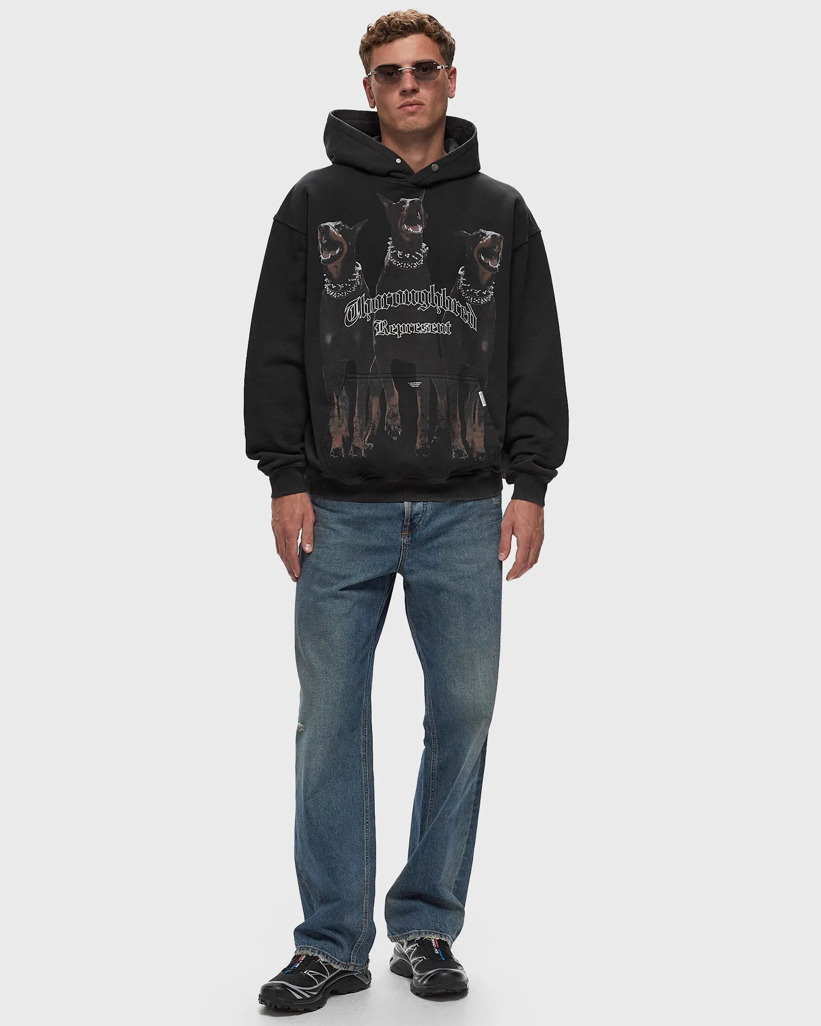 Represent Thoroughbred Hoodie Black
