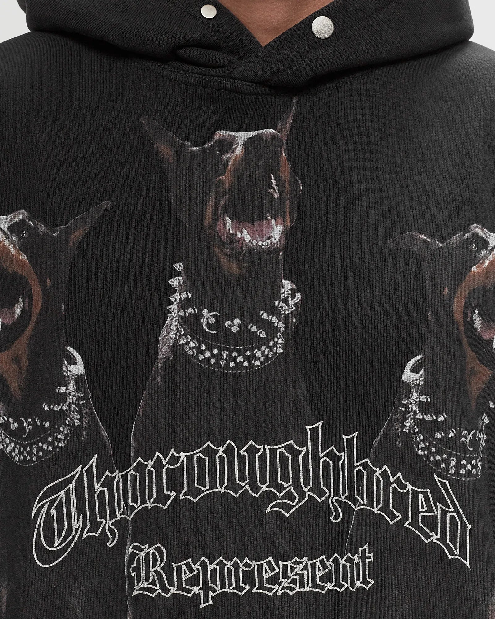 Represent Thoroughbred Hoodie Black