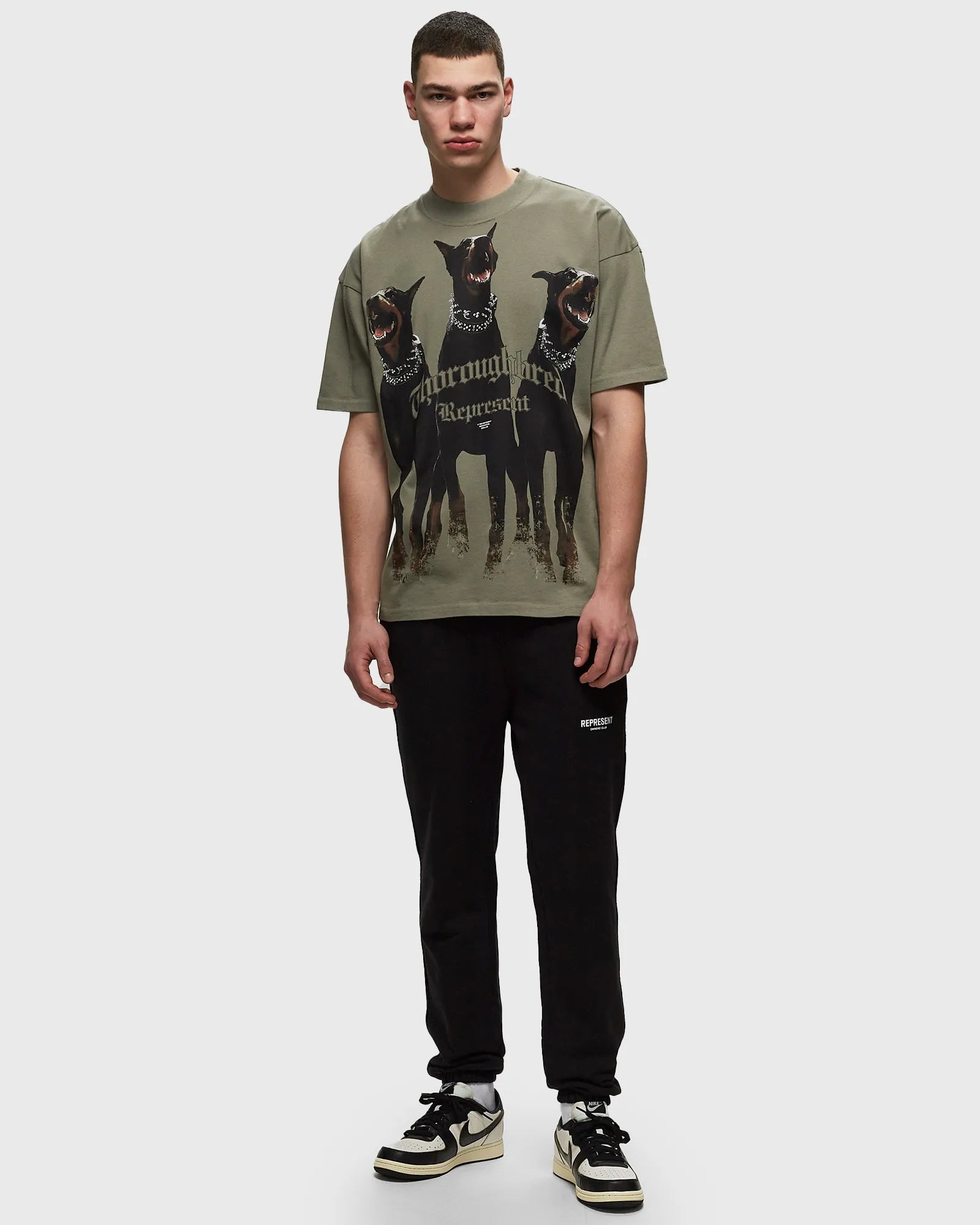 Represent Thoroughbred T-Shirt Vintage Green