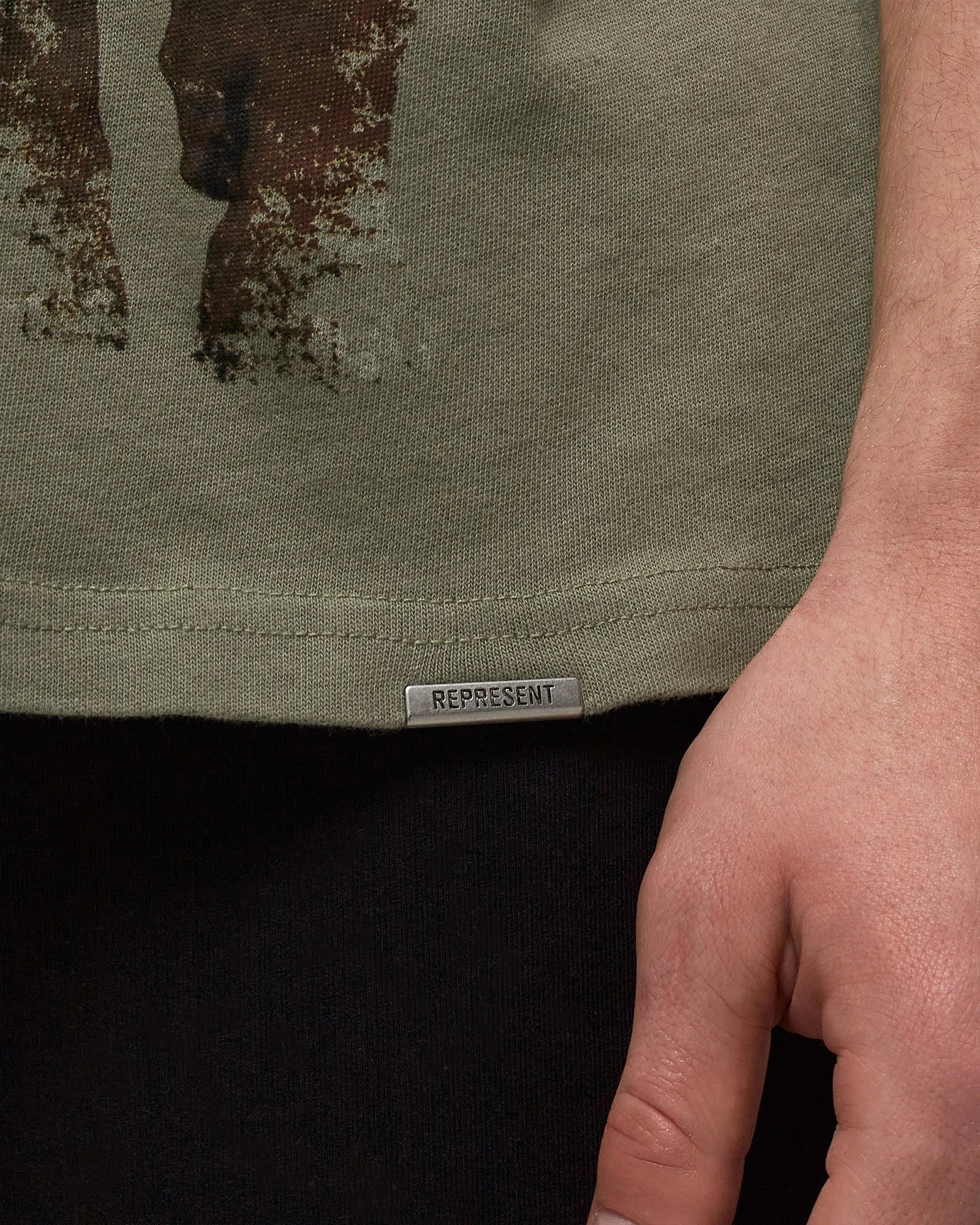 Represent Thoroughbred T-Shirt Vintage Green