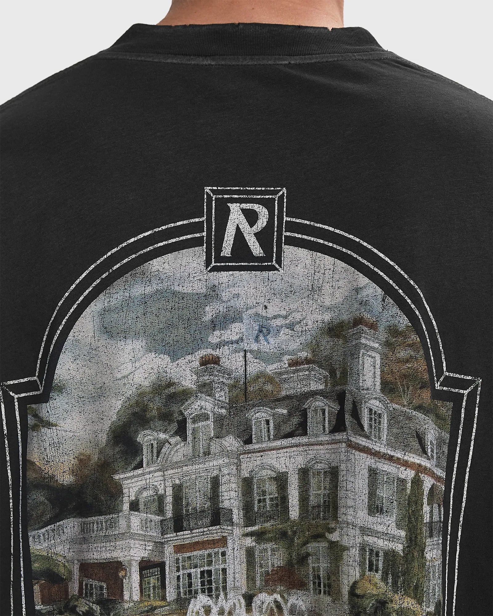Represent Revere Manor Tee Stained Black
