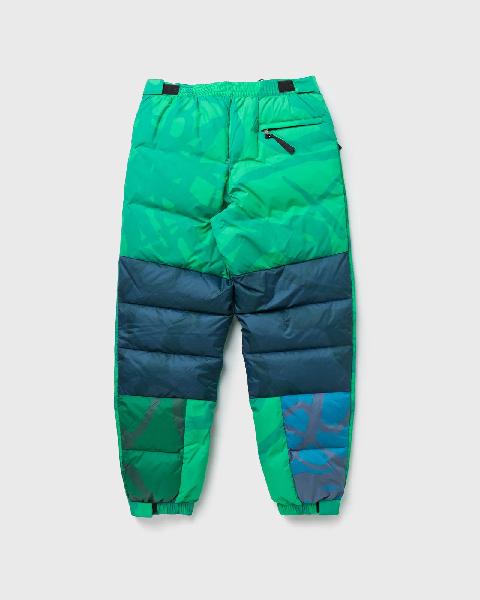 KAWS x The North Face Retro 1996 Nuptse Pants Safety Green Nuptse Print